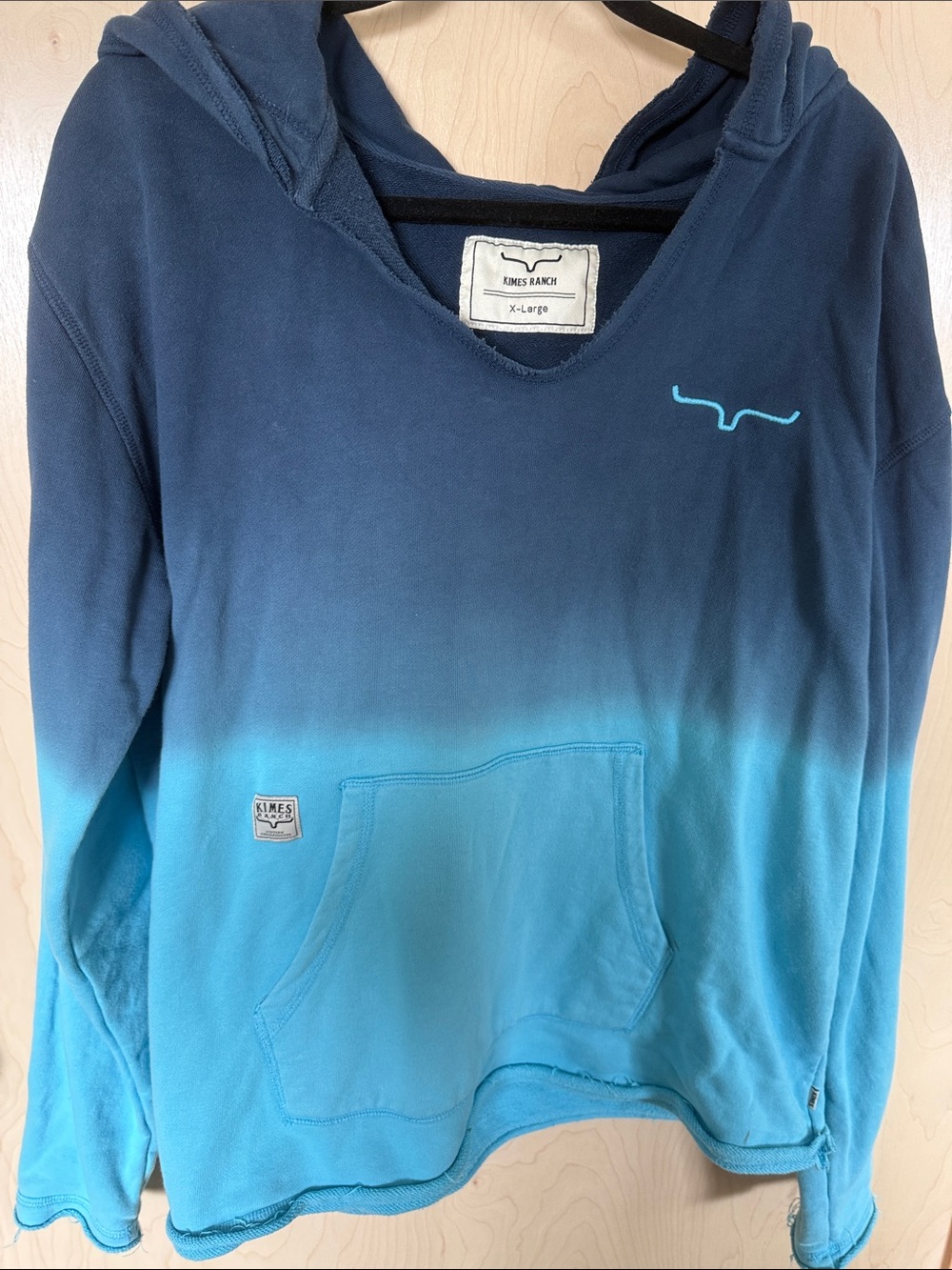 Kimes Ranch Women’s ' Blue Ombre Pullover Hoodie